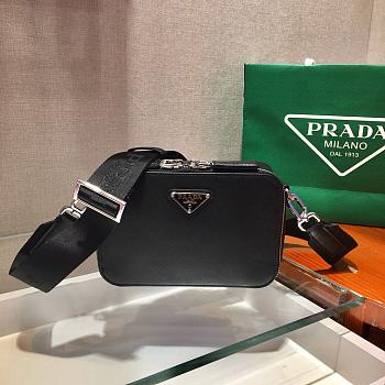 Prada Brique medium Saffiano leather bag Size 18x12x5.5cm