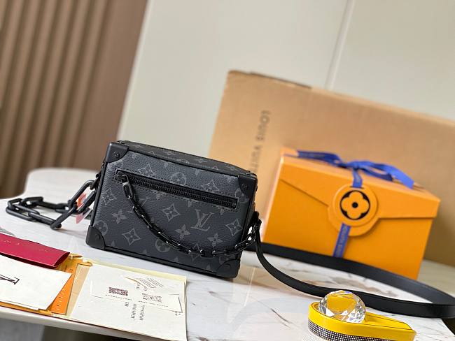 LV Mini Soft Trunk Monogram Eclipse M44735 Size 18.5x13x8cm - 1
