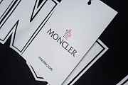 Moncler Trendy Printed Letter T-shirt Summer Short Black - 2