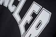 Moncler Trendy Printed Letter T-shirt Summer Short Black - 4