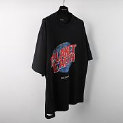 Balenciaga graphic-print t-shirt Black - 4