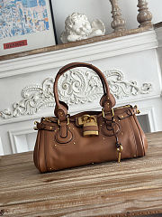 Chloe Paddington leather shoulder bag in brown Size 36x18x15cm - 1