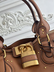 Chloe Paddington leather shoulder bag in brown Size 36x18x15cm - 6