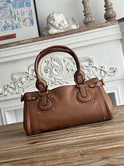 Chloe Paddington leather shoulder bag in brown Size 36x18x15cm - 4
