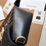 Gucci GG Marmont Mini Top Handle Bag black 21x15.5x8cm - 5