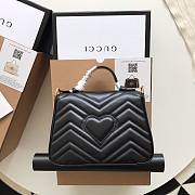 Gucci GG Marmont Mini Top Handle Bag black 21x15.5x8cm - 4