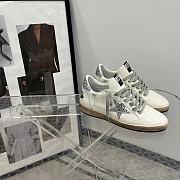 Golden Goose Ball Star In White Silver For Women GWF00102 F000317 10273 - 1