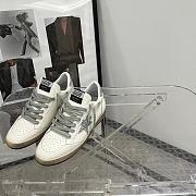 Golden Goose Ball Star In White Silver For Women GWF00102 F000317 10273 - 4