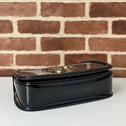 Gucci Blondie chain bag in black patent leather Size 32x7x10cm - 5