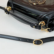 Gucci Blondie chain bag in black patent leather Size 32x7x10cm - 3