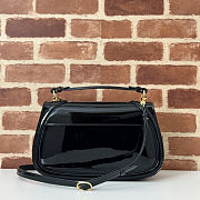 Gucci Blondie chain bag in black patent leather Size 32x7x10cm - 2