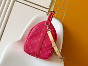 LV Keepall Bandoulière 45 Pondichery Pink M26868 Szie 45 x 27 x 20 cm - 4