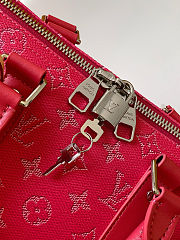 LV Keepall Bandoulière 45 Pondichery Pink M26868 Szie 45 x 27 x 20 cm - 3