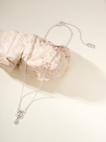 Chanel Eternal N°5 Necklace Silver 