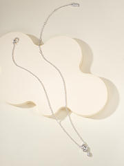 Chanel Eternal N°5 Necklace Silver  - 6