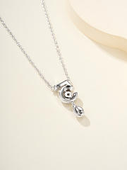 Chanel Eternal N°5 Necklace Silver  - 5