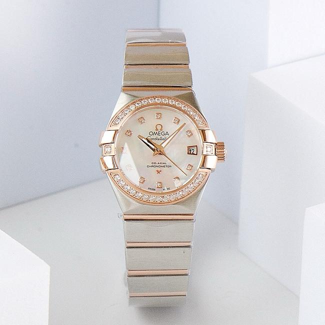 Omega Constellation 123.25.35.20.52.001 35 Red Gold Steel watch - 1