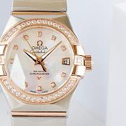 Omega Constellation 123.25.35.20.52.001 35 Red Gold Steel watch - 4