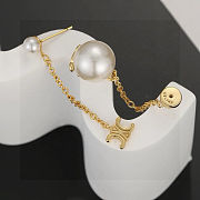 Celine earrings Pearl long pendant - 6