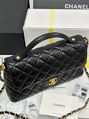 Chanel Spring-Summer 2025 Pre-Collection Small Flap Bag With Top Handle Size 16x25x7cm - 4
