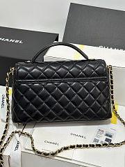 Chanel Spring-Summer 2025 Pre-Collection Small Flap Bag With Top Handle Size 16x25x7cm - 5