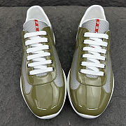 Prada America's Cup Patent leather and technical fabric Loden Green 4E3400_ASZ_F04B4_F_G000 - 3
