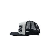 Chrome Hearts CH Hollywood White Black Trucker Cap - 4