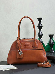 MiuMiu Vivant Leather bag Cognac Size 32x19.5x11cm - 1