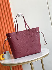 LV Neverfull MM Monogram Empreinte Leather Size 28 x 14 x 31cm - 6