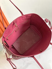 LV Neverfull MM Monogram Empreinte Leather Size 28 x 14 x 31cm - 2