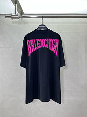 Balenciaga Paris Tropical T-Shirt - Black  - 6