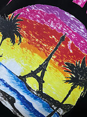 Balenciaga Paris Tropical T-Shirt - Black  - 2