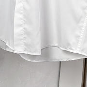 Dior Stylish Embroidery Trendy Shirts White - 2