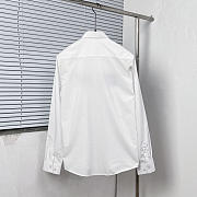 Dior Stylish Embroidery Trendy Shirts White - 6