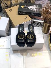Christian Dior Black 30 Montaigne Heeled Sandal 36 - 2