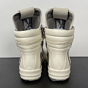 Rick Owens Scarpe Pelle Geobasket Dust & Milk - 2