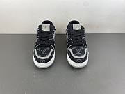 LV Trainer Sneaker Black Monogram-embroidered denim - 6
