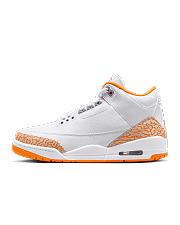 Air Jordan 3 White and Orange Peel CK9246-101 - 6