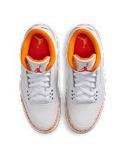 Air Jordan 3 White and Orange Peel CK9246-101 - 2