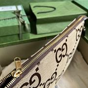 GUCCI - Jumbo GG Monogrammed Canvas Messenger Bag Size 31x 24.5x 5cm - 6