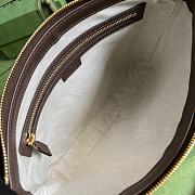 GUCCI - Jumbo GG Monogrammed Canvas Messenger Bag Size 31x 24.5x 5cm - 4