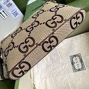GUCCI - Jumbo GG Monogrammed Canvas Messenger Bag Size 31x 24.5x 5cm - 2