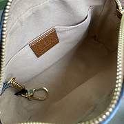 Gucci Ophidia GG Mini Dark Blue And Brown Leather Size 17.5x12x5.5cm - 2