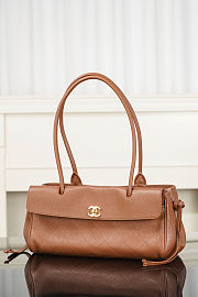Chanel Runway Baguette Bag 26S Caramel Mini Size 15x30.5x11.5cm - 5