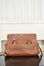 Chanel Runway Baguette Bag 26S Caramel Mini Size 15x30.5x11.5cm - 3