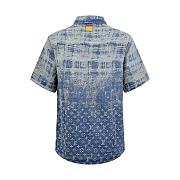 LV Denim Short-Sleeved Shirt 1AJC93 - 6