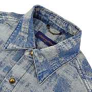 LV Denim Short-Sleeved Shirt 1AJC93 - 5