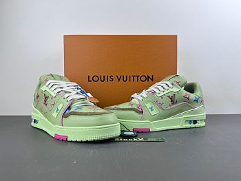 LV Trainer Sneaker Green 1AJWET