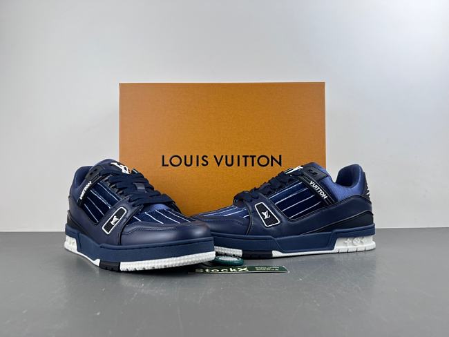 LV Trainer Sneaker Navy Blue 1AJ224 - 1