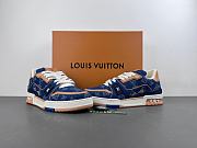 LV Trainer Sneaker Blue 1AJ369  - 1